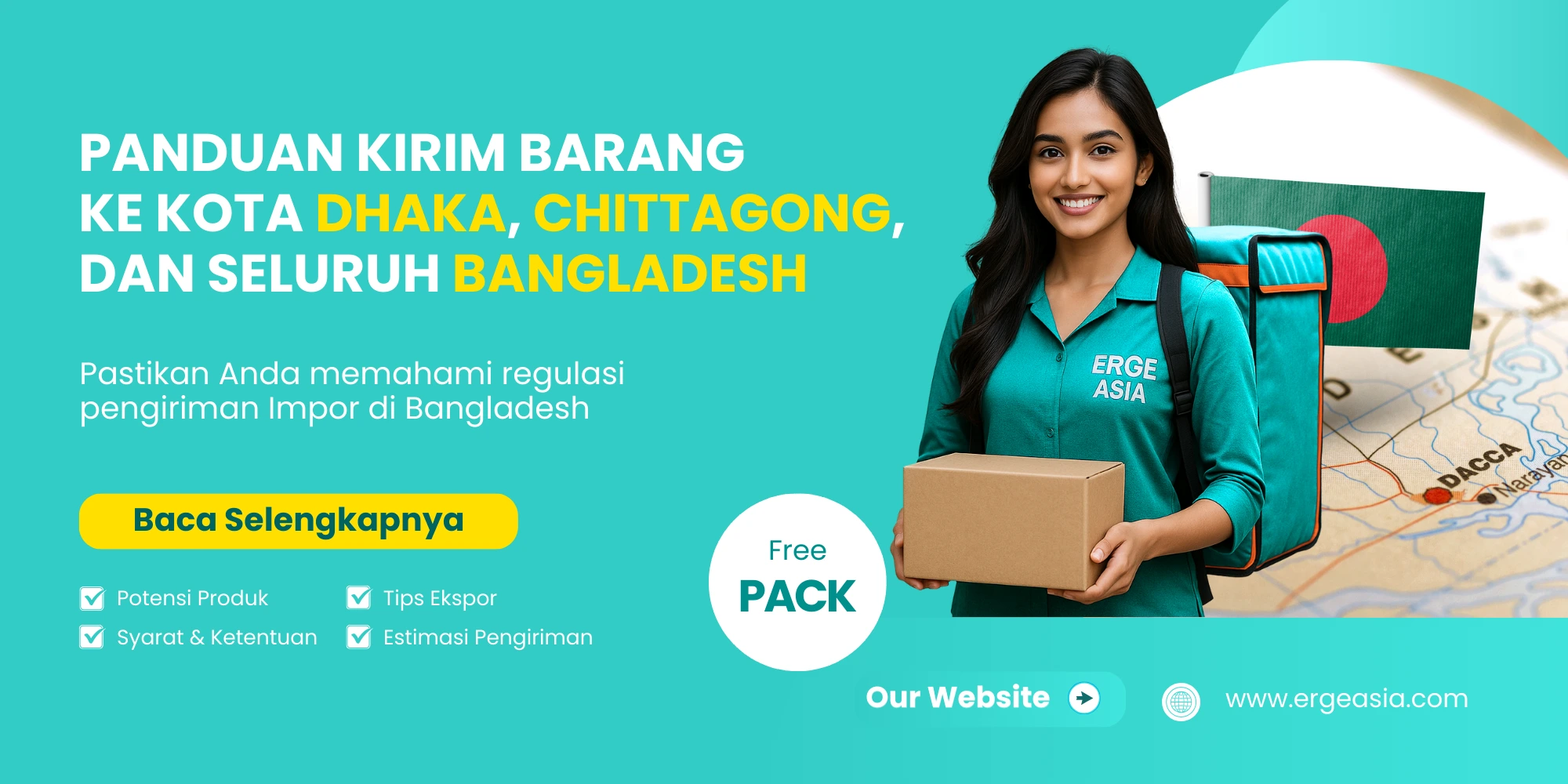 Panduan Kirim Barang ke Dhaka, Chittagong, dan Seluruh Bangladesh